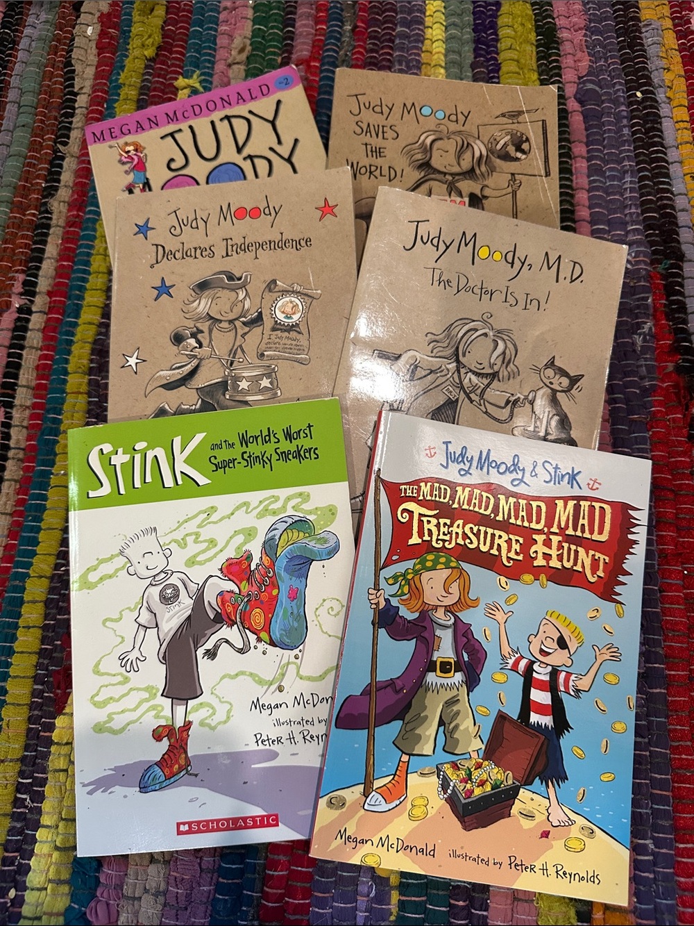 Judy Moody Stink 6 Book Lot Megan McDonald Chapter Books 2 New